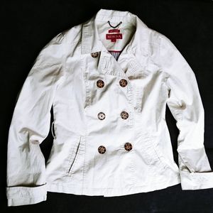 Merona Double Breasted Light Beige Jacket